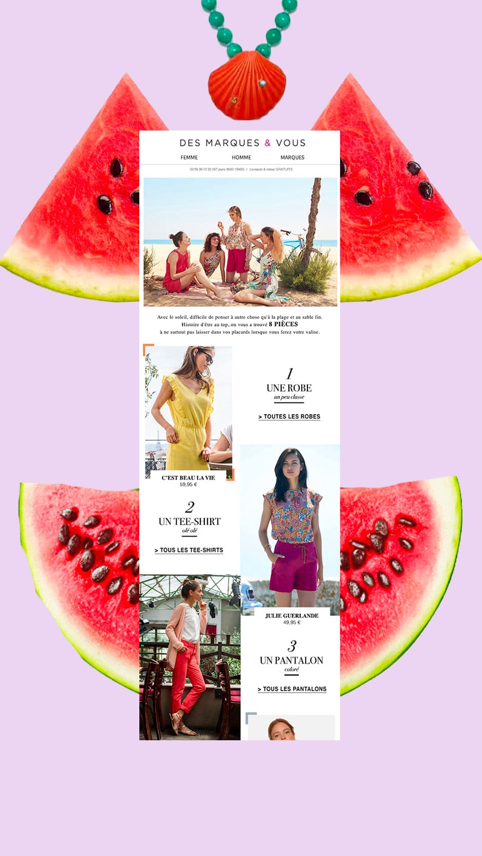 Email Des marques & vous
