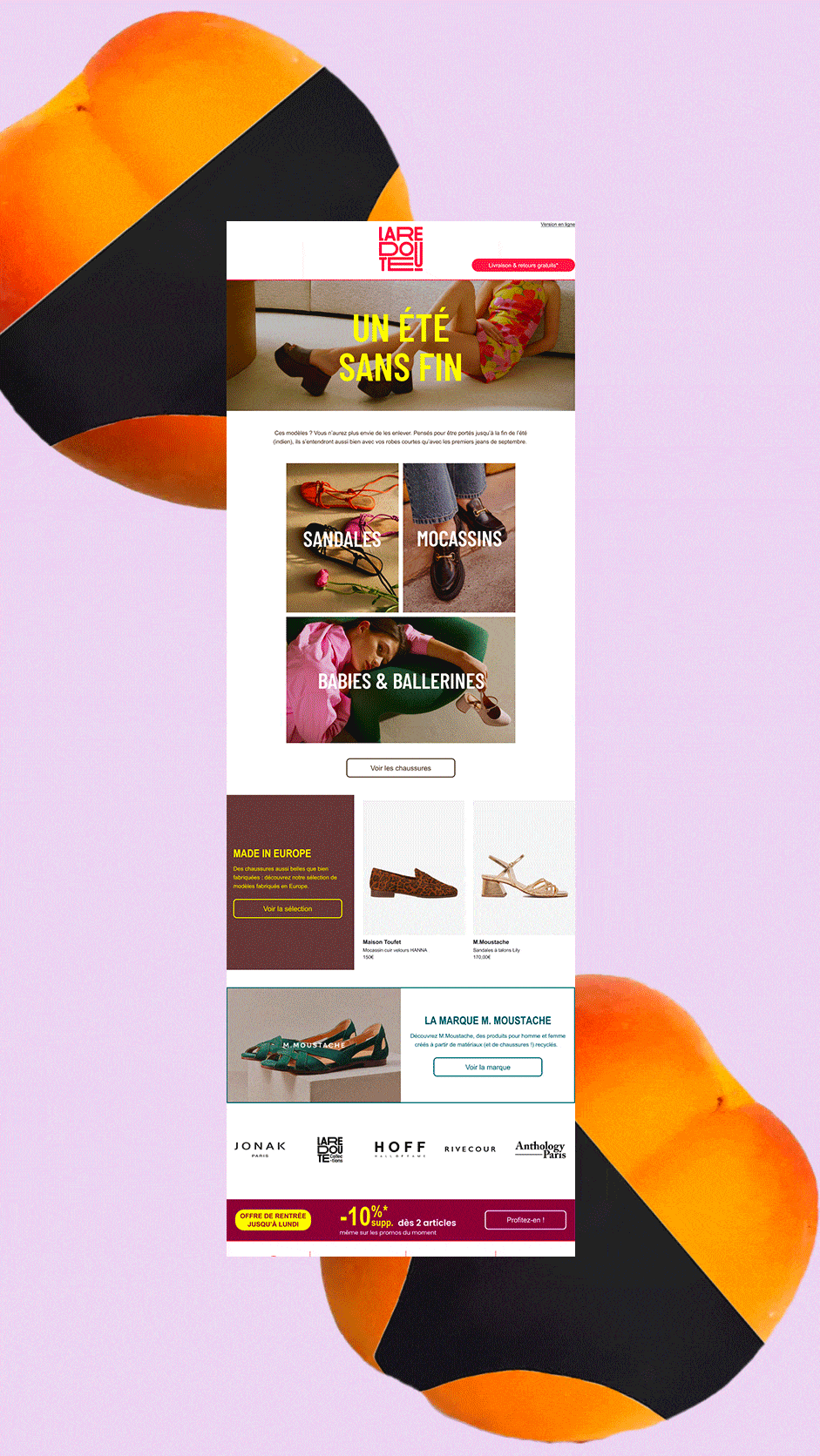 Emails La Redoute
